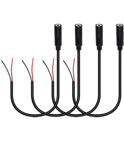 DC 5.5MM X 2.5MM Spina Maschio A Filo Nudo Cavo Di - Foto 5