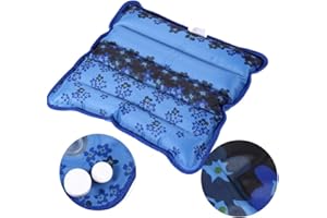 DIOCHE Cooling Mat, Cool Seat Cushion, Ice Pillow, Water Filling Ice Pillow Chair Pad, Multifunctional Waterproof Ice Pillow Water Seat Cushion Baby, Children, Student, Adult, Office, Car, Travel(#1)