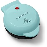 Nostalgia MWF5AQ Mymini Personal Electric Waffle Maker, Croquettes, Grilled Cheese French Toast, Quesadilla, Brownies, Cookie