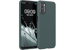 kwmobile Funda para Motorola Moto G31 / Moto G41 Carcasa - Ultrafina de TPU y Silicona con Bordes elevados anticaídas - Verde Bosque