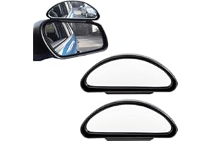 Taylor & Brown 2 Pack Blind Spot Mirrors, Large Adjustable Wide Angle Side Rear View Mirror Additional Security Safety Auxiliary Mirror for Universal Cars