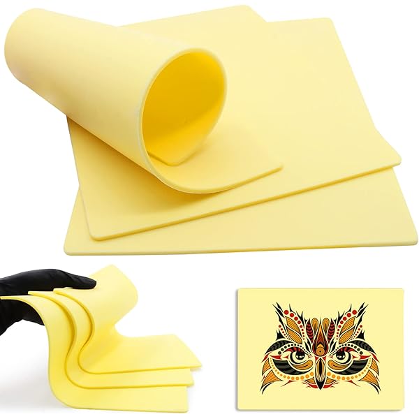 12 Peaux Artificielles Pour Entraînement Tatouage 19x14cm - Peau Synthétique Réaliste Pour Pratique Microblading Et Tatouage