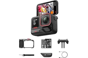 Insta360 Ace Pro 2 Xplorer Bundle Grigio -8K Action Camera impermeabile co-progettata con Leica, sensore da 1/1,3", doppio chip AI, luce bassa, audio superiore per fotografia di strada e viaggi urbani