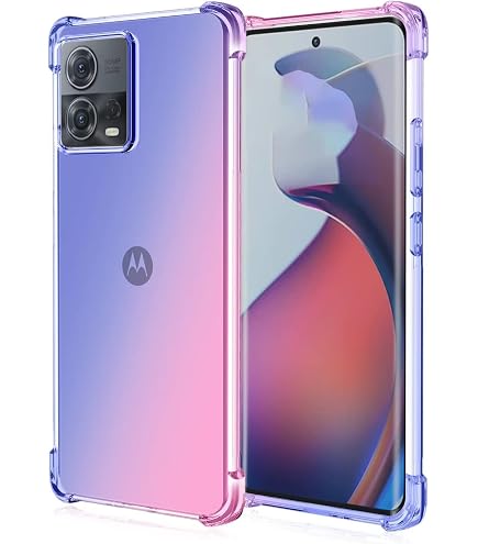 WBWONE Cover TPU Rosa Per Motorola Moto E22 / E22i, Antiurto Con Interno In Tessuto