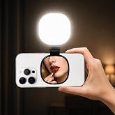 Coverzone Manyetik LED Dolgu Işığı, Aynalı 3 Modlu Şarjlı Selfie Işığı N01 | 2&rsquo;si 1 Arada Manyetik LED Dolgu Işığı ve Makyaj 