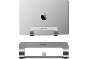 ‎UGREEN UGREEN Aluminiowa Pionowa Podstawka na Laptopa Regulowana Podstawka na Biurko na Laptopa Lompatybilna z MacBook Pro Air MateBook Chromebook Notebook iPad Pro Mini