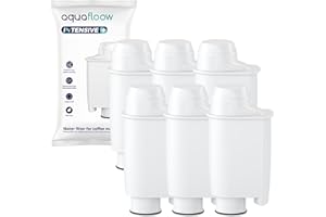 Aquafloow Filtro Acqua, Sostituzione per Brita® Intenza+ Saeco® CA6702/00 Gaggia® – Cartuccia Filtro Intensive+ per Macchine da Caffè (6 Pezzi)