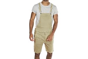IQYU Arbeitshosen Männer Latzhose Jeans - Jeans-Latzhosen Herren Stretch Arbeitshose Sommer Kurze Hosenträger Mit Taschen Arbeitslatzhosen Kurz Jogginghose Leichte Sommerhose Jeansshorts- Denim-Overalls