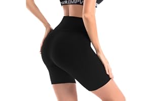 Leafigure Leggings Gym Shorts for Women， High Waisted Opaque Womens Cycling Shorts for Sport Yoga Gym