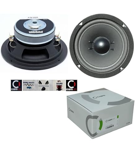 Caisson De Basse MASTER AUDIO MA16W/4+4 - 16,5cm 150W RMS - Double Bobine 4+4 Ohms - Pour Autoradio Et Custom