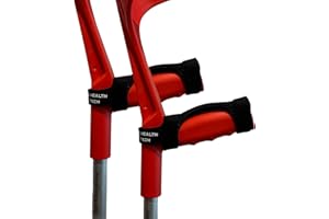 JD HEALTH TECH Forearm Crutches Handle Pads – Soft Neoprene Grip Covers with Anti-Slip Breathable Layer – Relieves Hand Pressure & Prevents Blisters – 1 Pair