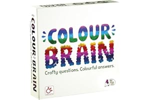 MERCURIO DISTRIBUCIONES Mercurio - Colour Brain - Divertido Juego de Preguntas con Cartas - para Jugar en Equipos o Individualmente - hasta 20 Jugadores - para Reuniones Familiares y de Amigos - A Partir de 14 Años
