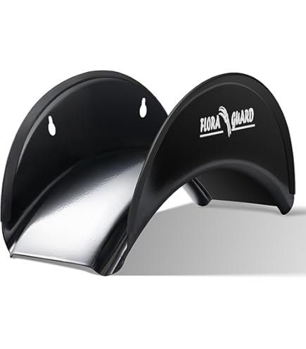 MaxGarten Wandschlauchhalter Metall Aluminium - Gartenschlauch Aufbewahrung Größe S-XL