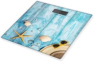 LITTLE BALANCE 8334, elektroniczna waga osobowa, wzór "muszle", 180 kg/100 g