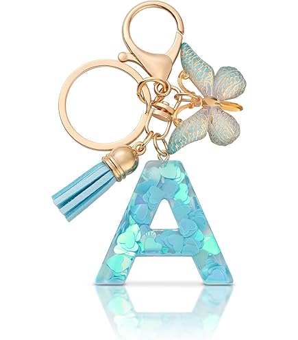 Generisch Cherish You Kawaii-sleutelhanger met hartvormige hanger, met