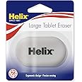 Helix Large Tablet Eraser, 102801, White