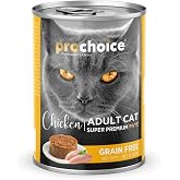Prochoice Yetişkin Kediler İ&ccedil;in, Tahılsız, Tavuk Etli Ezme, 400 g x 12 adet