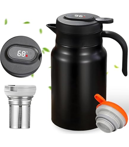 Koffiekan, roestvrij staal thermische karaf kannen, vacuüm kan, vacuüm
