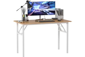 ‎SOGESHOME SogesHome Klapptisch Computertisch 120 x 60 x 75 cm PC Tisch Schreibtisch Bürotisch Büroarbeitsplatz für Home Office Verwendung Schreibtisch Esstisch Konferenztisch