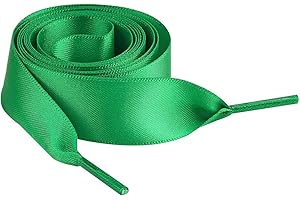 Jamron Piatto Seta Raso Nastro Lacci delle Scarpe 2CM di Larghezza per le Scarpe da Ginnastica Ballerine Pumps