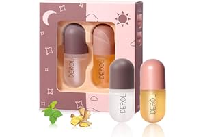 KAIYOCA Lip Plumper Set, 2pcs Lip Plumper Extreme,Lip Plumping Gloss Lip Filler, Lip Enhancer for Fuller, Hydrating & Reduce Fine Lines Day&Night