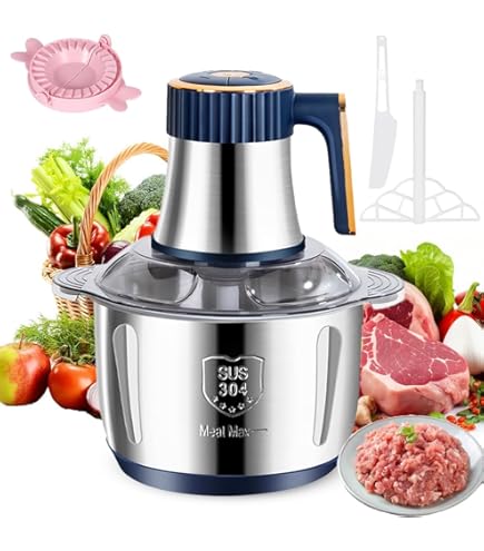 LACOR - 69077 - Cutter Automatique, Hachoir à Aliments, Hachoir