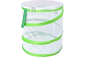 JEKUGOT Bug Catcher, Collapsible Butterfly Net, Mini Reproduction Nets for Caterpillars to Butterflies, Bug Catcher for Kids Insect Catching and Science Practice Observation