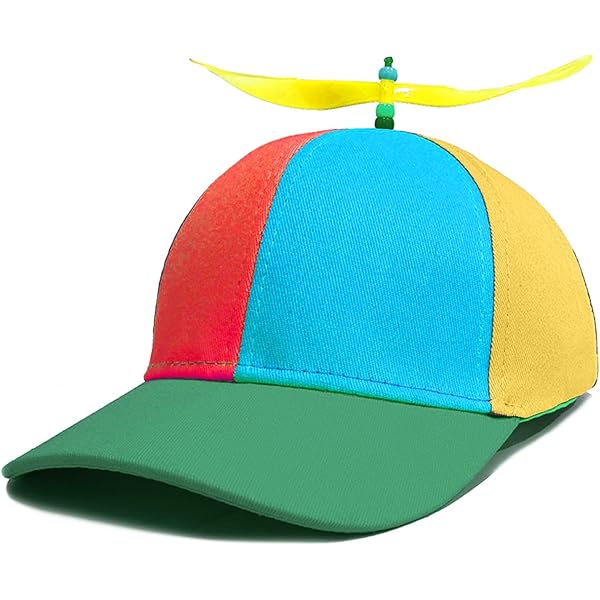 Propellermuts, grappige propellerkap, carnavalshoed, helikoptermuts Propellermuts, grappige propellerkap, carnavalshoed, helikoptermuts