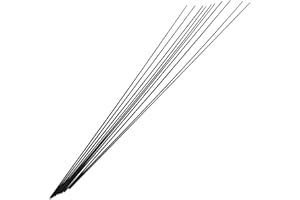 Aopin 10pcs Carbon Fiber Rod Pultrusion 1mm(OD) for Quadcopter, DIY project, Solid Matte Pole, Length 400mm