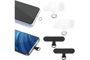 Ruzister® 4 Stück Handy Handykette Pads,Universeller Handytrageband Pads,Handyband Ersatzteil für Mobiltelefon,Langlebige stabil Pads,Handy Lanyard Pads