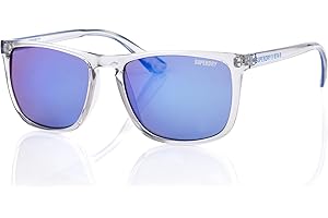 Superdry SDS SHOCKWAVE Sunglasses 153 Crystal Blue/Blue Mirror