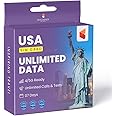 SimCorner USA Travel SIM – 7 Days Unlimited 5G/4G Data | 3-in-1 (Standard/Micro/Nano) | Calls & Texts to US & Hawaii | T-Mobile Prepaid