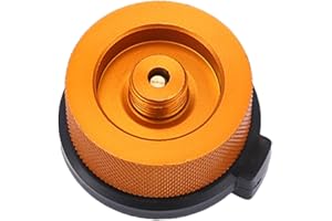 TUXXJZM Adaptateur de réchaud à gaz, adaptateur de cartouches de gaz, adaptateur de cuisinière à gaz, adaptateur de cartouches de valve, adaptateur de bouteille de gaz, réchaud de camping, adaptateur de