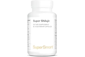 Super Shilajit (Primavie ®) - Capsule Tonique Ayurvédique - Booste la Vitalité et l'Énergie - Contribue à Augmenter la Biodisponibilité de la CoQ10 ainsi que l'Endurance Physique - Vegan Supersmart