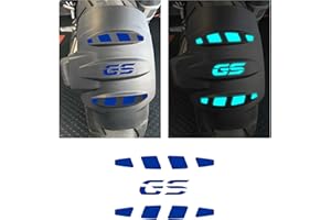 BLACK DOVES GRAPHICS 3pcs REFLECTIVE Stickers Compatible with Motottad R 1200 1250 GS Adventure REAR FENDER Blue