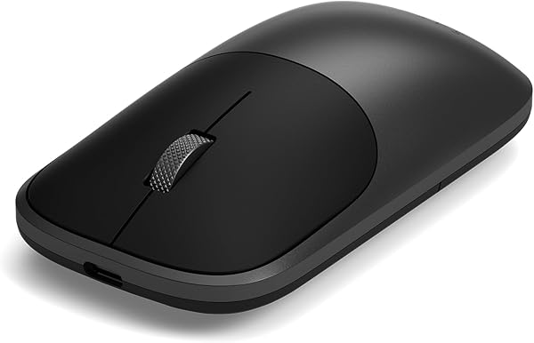 Satechi Slim EX Wireless Mouse, Multi-Device Bluetooth & 2.4GHz Connection for macOS, Windows, iPadOS, and Android, Quiet Clicks, Anodized Aluminum Shell, USB-C Rechargeable Battery, Space Black - 1