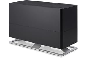 ‎STADLER FORM Stadler Form Luftbefeuchter Oskar big, energiesparender Raumbefeuchter für Räume bis 100 m² / 250 m³, Verdunster mit Abschalt-Automatik, dimmbare LEDs, sehr leise, schwarz