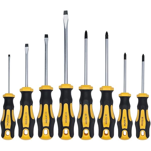 BRILLIANT TOOLS BT030806 Schraubendreher Schlitz 6,5mm [Powered by  