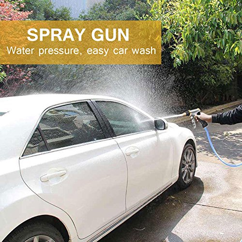 Garten Handbrause, Aodoor HN-01 Garten Spritzpistolen/Garten Bewässerung 100% Metal – Verstellbarer Wasserdurchfluss – Robust und Leistungsstark für Autowaschanlagen, Hochdruck Gartenbrause - 6