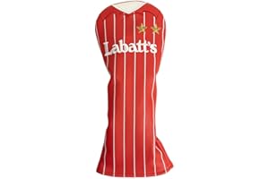 Caddy Club Nottingham Forest Headcovers - Retro Football Shirt Design - Drivers and Putters - Fits All Clubhead Brands - Premium Stitching and Durable Lining - Perfect Golf Gift for Men
