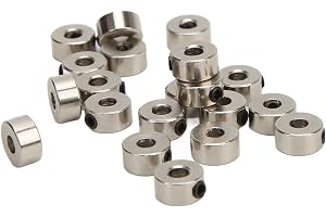 20st Silver Rostfritt Stål Landningsställ Stoppar Set Hjulkrage 3,1 Mm för Fixed Wing Modell Fjärrkontroll Flygplan
