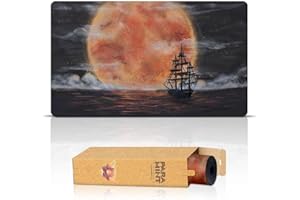 Paramint Blood Moon Flying Dutchman (Stitched) - MTG Playmat - Compatible with Magic the Gathering Playmat - Play MTG, YuGiOh, TCG - Original Play Mat Art Designs & Accessories