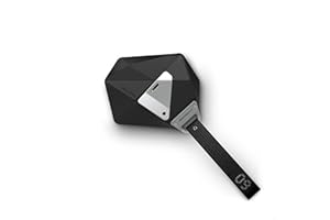 Aulumu A09 Geometrica Custodia AirPods Pro [2ª/1ª Generazione] con Chiusura | Cover Protettiva con Fibbia in Nylon | Armatura in Lega | Compatibile con Apple AirPods Pro (2023/2022/2019) - Nero