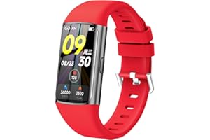Tipmant Montre Connectée Femme Homme Enfant IP68 Etanche Bracelet Connecté Montre Connecter avec Cardio Podometre Sommeil Réveil Notifications Sport Smartwatch pour iPhone Huawei Samsung Xiaomi Sony