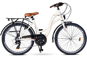 TOYS STORE 24 Inch Aluminium City Bike Girls Bicycle Children's Bicycle Shimano 21 Speed Rh 41 cm