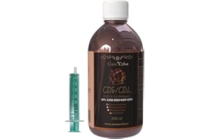 GAIAVITAE Gaia Vitae - CDS 3000 ppm – 250 ml Cristal Ámbar + Jeringa Estéril 10 ml – Solución Activada 0,3% en Agua Ultrapura – Autorizado para Desinfección de Agua –