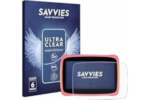 savvies Protection Ecran pour Blackview Tab 3 Kids (6 Pièces) - Film Protection Ultra Clair
