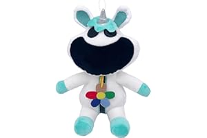 HNIEHEDT Smiling Critters Plush Toy, Funny Smiling Critters Pillow Children's Room Decoration, Cute Smiling Critters Cat Nap Catnat Accion Doll for Kids and Adults, Birthday and Christmas (F)