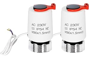 Stellantrieb Fussbodenheizung 230v M30x1,5 NC (stromlos geschlossen), Stellmotor VA80 für Fußbodenheizung, Fußbodenheizung Ventil für nahezu jeden Heizkreisverteiler (2)