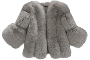 GENERIC Lzjds Winterjacke Damen Mantel Jacke Mode Langarm Jacken Kurze Nähknopf Faux-Pelz Warme Casual Mantel Outwear